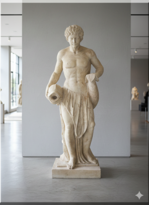 Sculptuur Fontein Neptunus 1,95 m