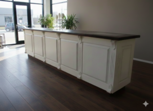 Ladentisch Theke Nediva Massivholz 3,60 m