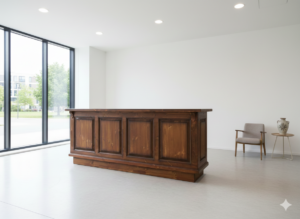 Verkoopbalie Yvonne Marrón 2,40 m