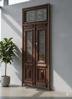 Antieke Voordeur Gründerzeit uit ca. 1880