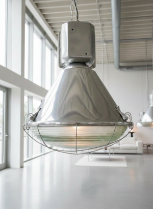 Industrielamp, metaal,  Ø 0,50 m