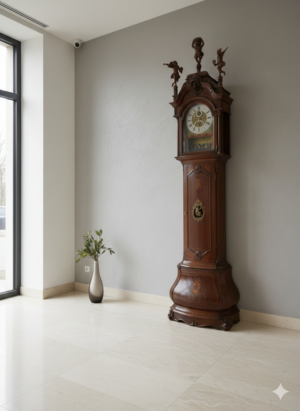 Originele Amsterdamsche staande klok 1715-1750