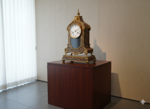 Boulle bureauklok historisme 1820