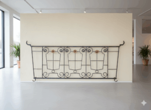 Hekwerk 2,69 m Jugendstil 1920