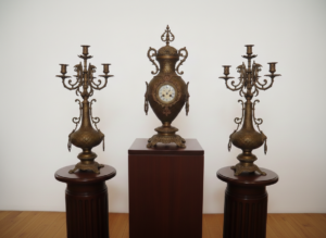 Klokkenstel Messing Frankrijk 1850