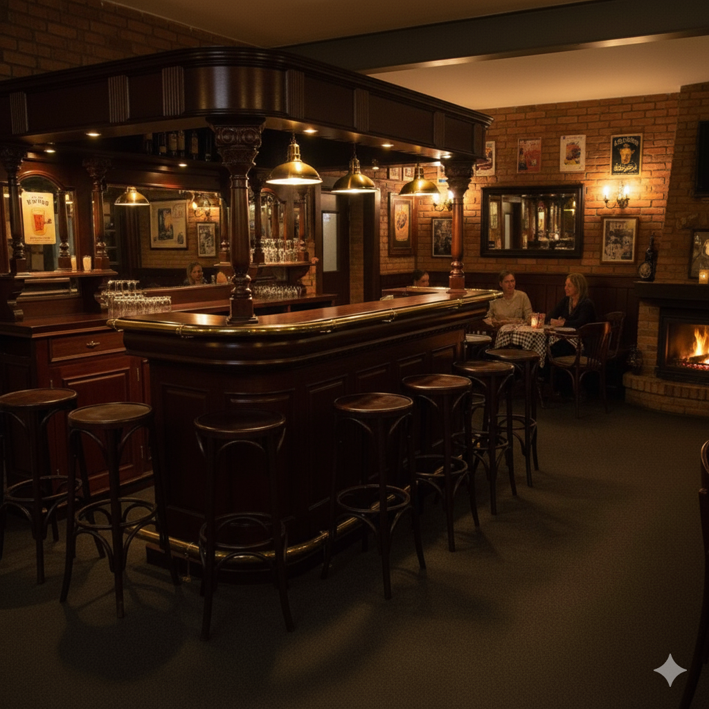 Huisbar Mahoniehout 2,75 m - Afbeelding 2