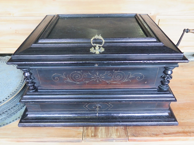 Muziekdoos Polyphon Gründerzeit 1880 - Afbeelding 3