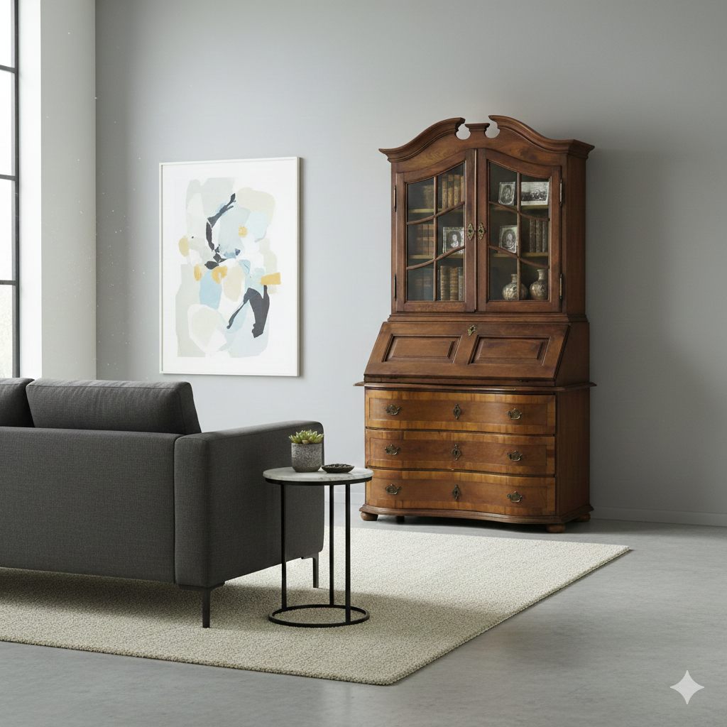 secretaire Barok 1750 - Afbeelding 2