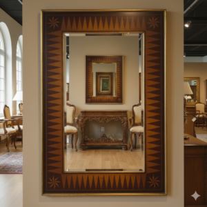 Maitland-Smith Spiegel - Mahonie 0,68 m