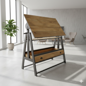 Tekentafel Teak 1,73 m