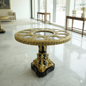 Tafel Messing Barokstijl Ø 1,15 m