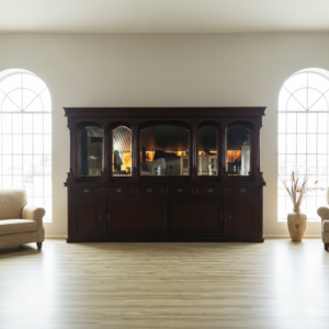 16856aE Engelse Bar Mahonie Cabinet 3,60 mtr