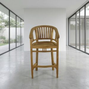 Barkruk Armleuning Teakhout