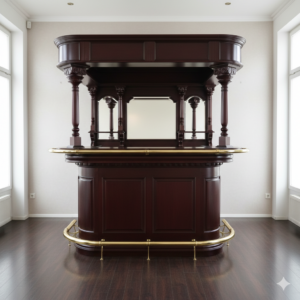 Huisbar Luifelbar Mahonie 2,00 m