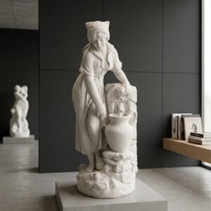 Fontein Beton Vrouw met Waterkruik 1,00 m