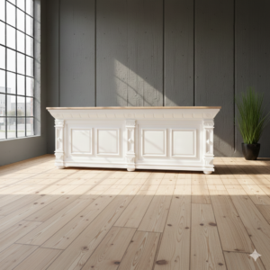 Toonbank Bella Elegance 2,80 m Teakhout