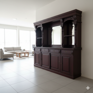 Empire Bar achterwand Mahonie 2,70 mtr