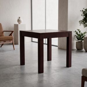 Vierkante Eettafel Mahonie 0,80 m