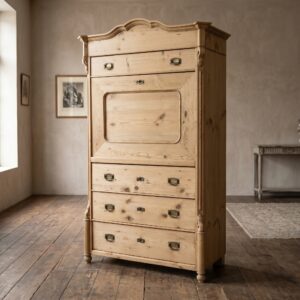 Secretaire Biedermeier 1860 Grenen