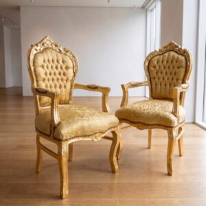 Set Barokstoelen Goud