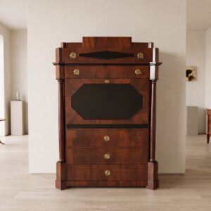 Secretaire Biedermeier 1840 Mahonie