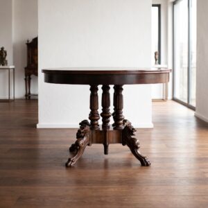 Eettafel  1,13 m Grunderzeit 1880 Mahonie