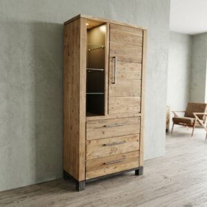 Vitrine Kast Teak 0,95 m