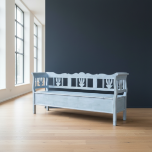 Klepbank Blauw-Groen 2,09 m Grenen