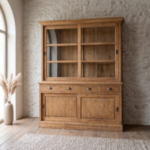 Vitrine Boekenkast Teak 1,71 m