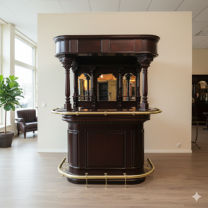 Thuisbar Mahonie 1,70 mtr