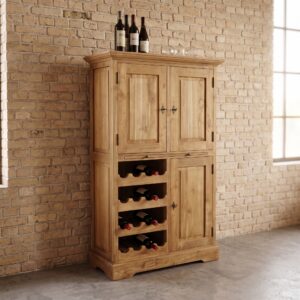 Wijnkast Teak  1,01 m