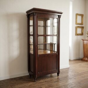 Vitrine Biedermeier 1830 Mahonie
