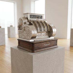 Kassa National elektrisch Jugendstil 1912