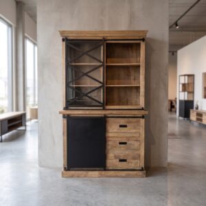Boekenkast Kast Mangohout 1,20 m