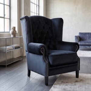 Fauteuil Oorfauteuil Nachtblauw