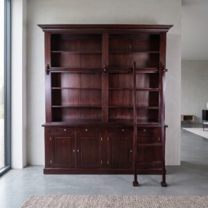 Bibliotheekkast Boekenkast Mahonie 2,10 m