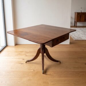 Klaptafel Bijzettafel Empire 1810 Mahonie