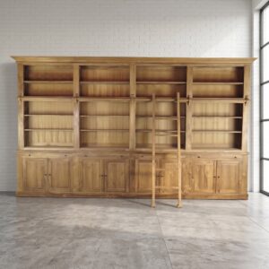 Bibliotheekkast Boekenkast 4,11 m Teak
