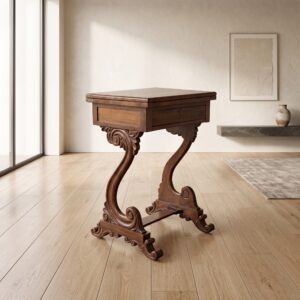Bureau Klaptafel Biedermeier 1830 Mahoniehout