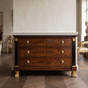 Commode Empirestijl Mahonie 1,30 m