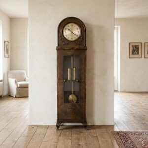 Staande Klok Jugendstil 1910 Eikenhout