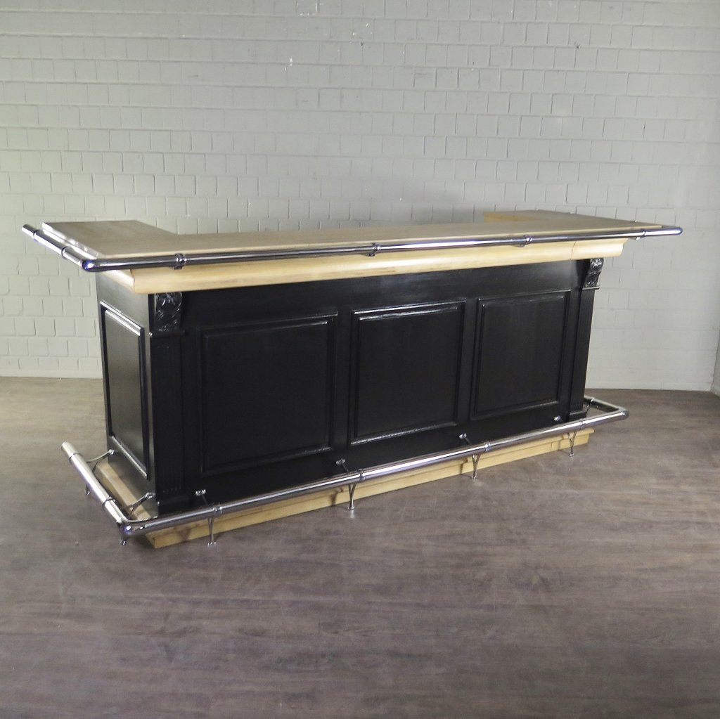 Empire Bar Schap Massief Hout 2,70 m - Afbeelding 5