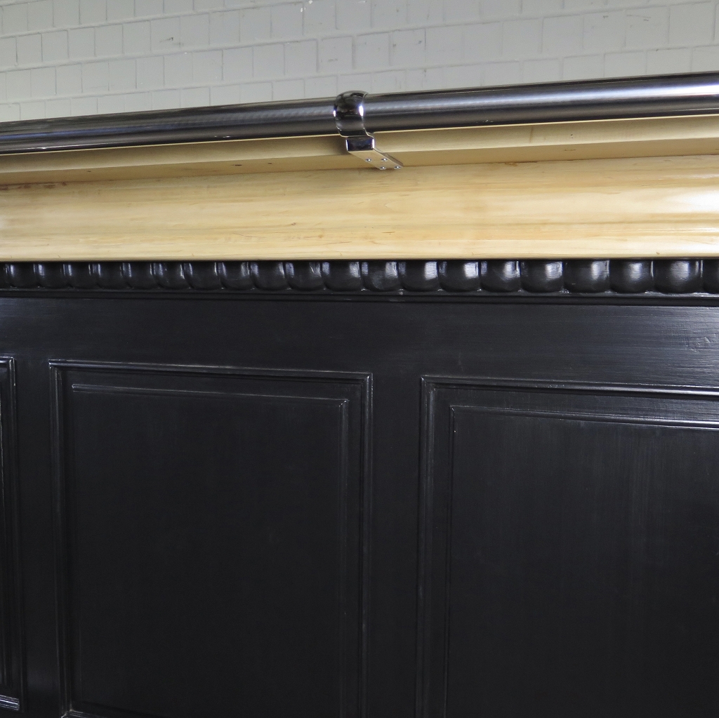 Engelse Bar Schap Massief Hout 2,76 m - Afbeelding 11