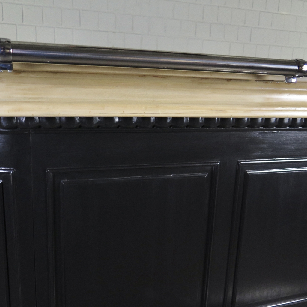 Engelse Bar Schap Massief Hout 2,76 m - Afbeelding 10