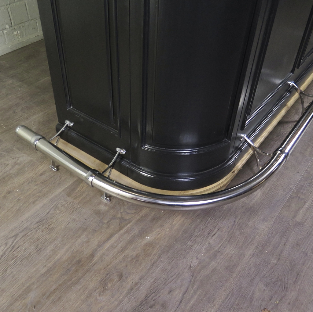 Engelse Bar Schap Massief Hout 2,76 m - Afbeelding 15