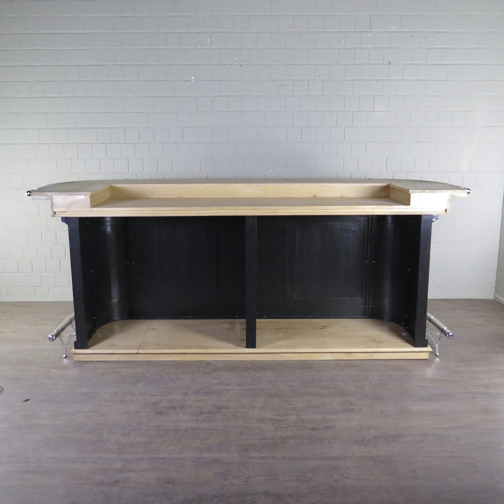 Engelse Bar Schap Massief Hout 2,76 m - Afbeelding 20