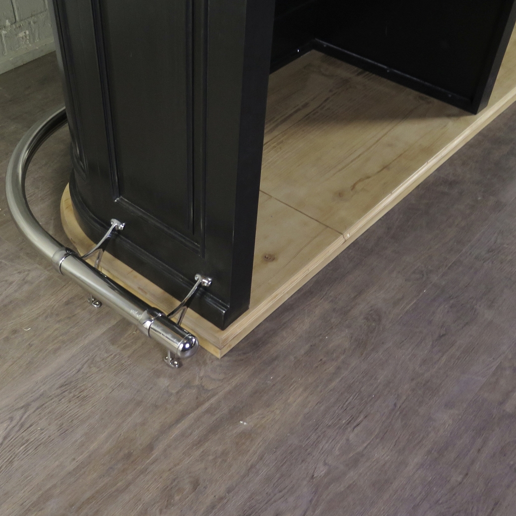 Engelse Bar Schap Massief Hout 2,76 m - Afbeelding 25