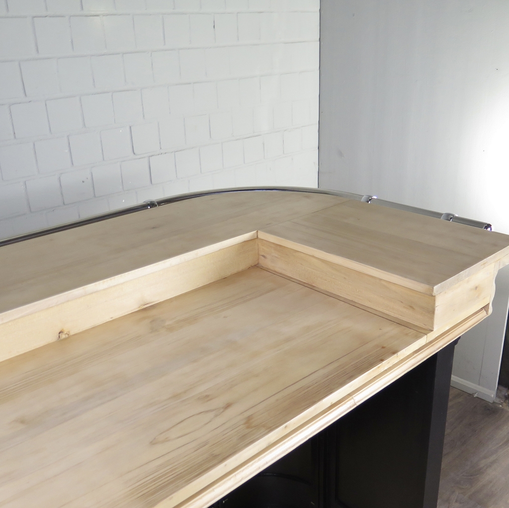 Engelse Bar Schap Massief Hout 2,76 m - Afbeelding 23