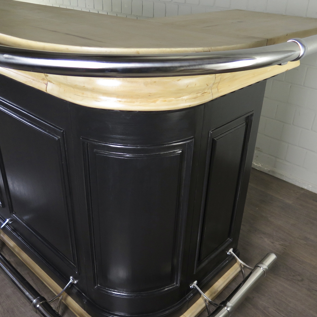 Engelse Bar Schap Massief Hout 2,76 m - Afbeelding 13