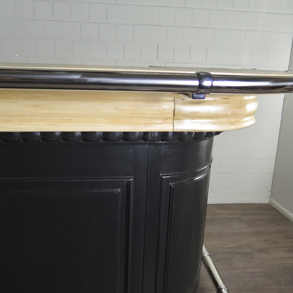 Engelse Bar Schap Massief Hout 2,76 m - Afbeelding 12